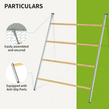 TOETOL 2Pieces Chicken Roosting Perch for Coop, Outside Large Chicken Wooden Stand Trainning Perch Roost Bar Chicken Swing for Hens Chicken Toys