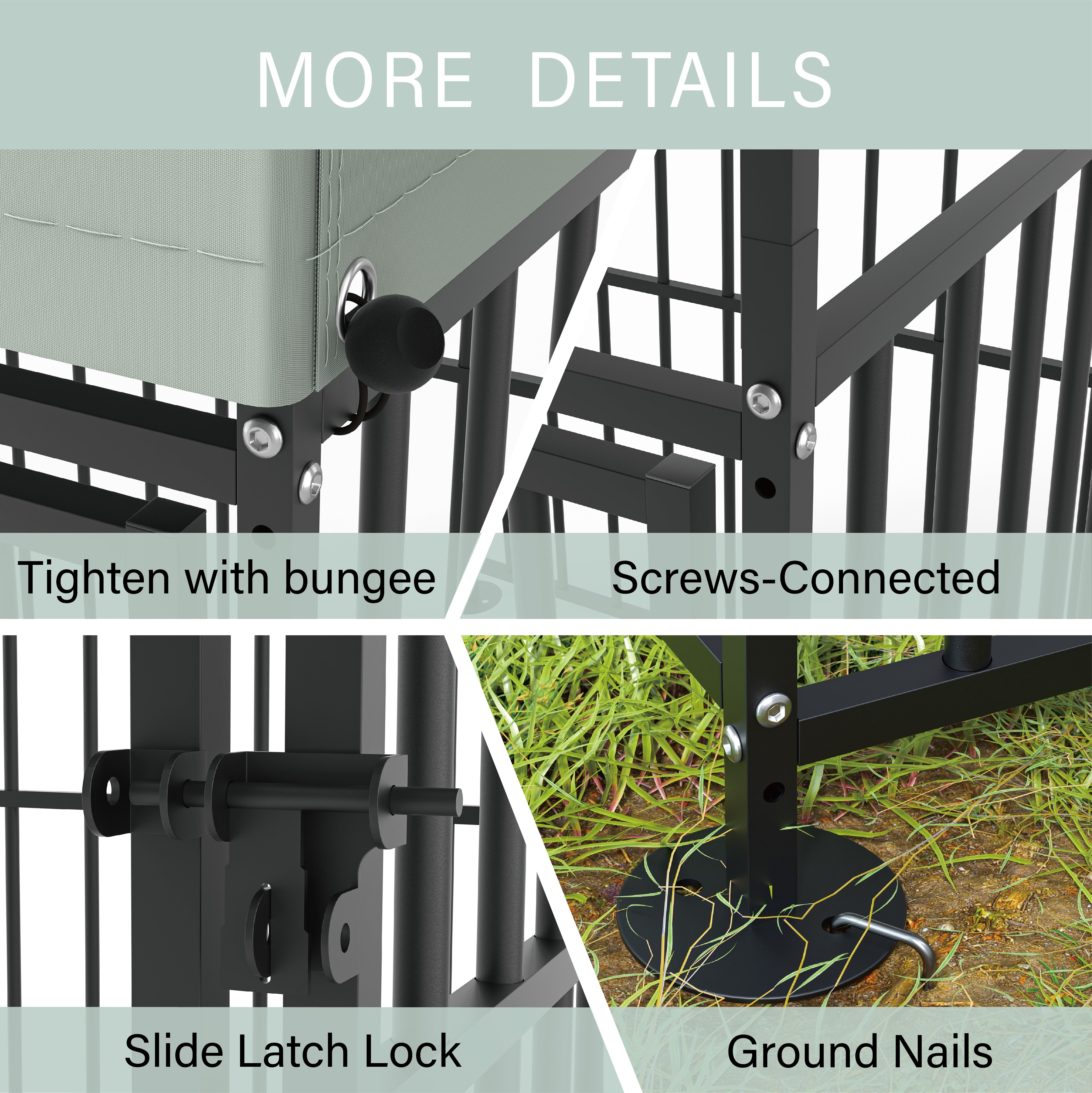 Big dog fence outlet cage