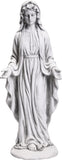 TOETOL Virgin Mary 29.9 Inch Outdoor Statue Religious Blessed Mother Garden Decor Statues Catholic Mother Mary Yard Patio Deck Home Entryway Hallway Sculpture